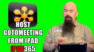 How to Start GotoMeeting on iPad [upl. by Schwenk962]