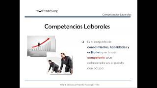 ¿Cómo definir competencias laborales  Findes [upl. by Avid]