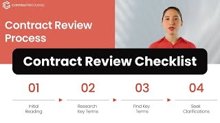 Contract Review Checklist Top Tips for Contract Review [upl. by Dumanian793]