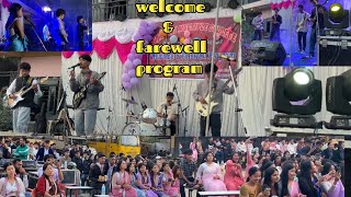 🙏 welcome amp farewell program  farewell 🎶 music 2 amp BBS AmishDarlami mrgurung90 [upl. by Nichy185]