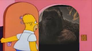 HOMER SIMPSON opens door to find Terminator  Rambo  Squid Game  Godzilla  Kong  Bomb timer [upl. by Innes]