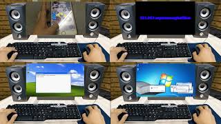 2 Windows 7 Ultimate vs 2 Windows XP 2  2  4 Realistic Minecraft Angry Steve REUPLOAD S1 [upl. by Scrivings]