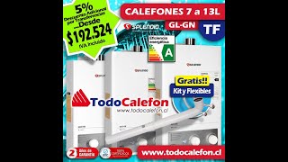 Calefones Splendid Tiro Forzado de 7 10 y 13 Litros GL  GN [upl. by Mossolb532]