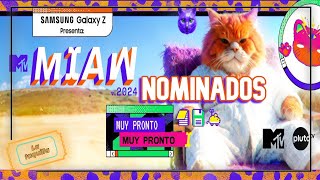 Lista completa de los NOMINADOS a los MTV MIAW 2024 [upl. by Chinua]