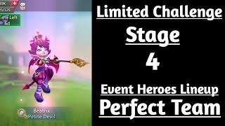 Lords mobile Petite Devil Stage 4Limited Challenge Trick vs Trick stage 4 AutoBeatrix Stage 4 auto [upl. by Enilesor]