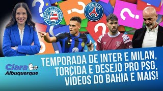 TUDO ÀS CLARAS INTER FRACASSADA PIOLI OUT TORCIDA PRO PSG E MAIS [upl. by Neeluj]