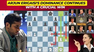 Chess Masterclass Arjun Erigaisis Brilliant Sacrifice in Chennai Grandmasters 2024 [upl. by Farnsworth789]