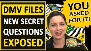 The DMV Files 🔍 Secret DMV Permit Test Questions You Spoke We Listened DMV Handbook Special [upl. by Erdnoed427]