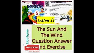 the sun and the wind question answer  chapter11  petals nipun basiceducation english [upl. by Ume]