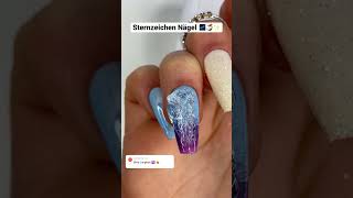 Sternzeichen Nägel 💫 Part 3🌌🧜‍♀️✨Kommentiert eure Sternzeichen nails nägel naildesign zodiac [upl. by Yenohtna]