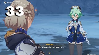 Albedo Story Quest part 34  Genshin Impact 原神 Story Gameplay 33 Chinese Audio English sub [upl. by Bred]