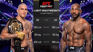 🔴 UFC 307 Alex Pereira vs Khalil Rountree Jr  Full Fight Highlights  Light Heavyweight Title Bout [upl. by Aihtela]