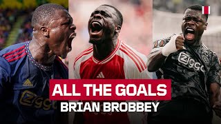 ALL THE 50 AJAX GOALS FROM BRIAN BROBBEY SO FAR 🫡 [upl. by Adnama373]