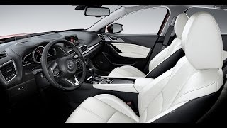 Reseña Mazda 3 Grand Touring 2017  Interior [upl. by Cnahc]