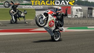 TrackDayR Gameplay  Découverte dun jeu de motos incroyable [upl. by Ilsa140]