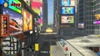 LEGO Marvel Super Heroes  All 24 Stan Lee in Peril Overworld Locations New York Overworld Guide [upl. by Ahscrop951]