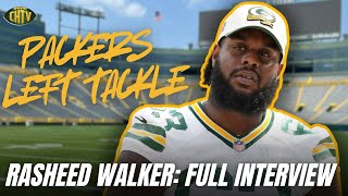 Packers Left Tackle Rasheed Walker FULL INTERVIEW [upl. by Rudiger660]