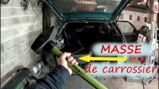 Réparais ça carrosserie a la MASSE de carrossier  Citroën ZX 2 [upl. by Odlaw]