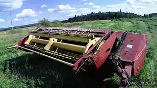 cutting hay with the case farmall 75a [upl. by Araz]