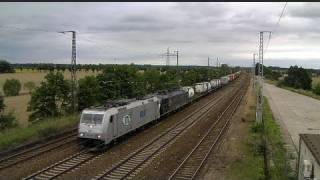 Massive Freight Train Action near Berlin [upl. by Tigges]