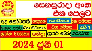 NLB DLB Today Lottery Result show අද ලොතරැයි දිනුම් අංක 20240601 Results lotharai dinum ITN Ada [upl. by Spiers]