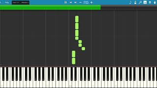 Akasya Durağı  Tırınını Sinan Üçkağıt Müziği Piyano Synthesia [upl. by Jones]