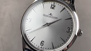 JaegerLeCoultre Master Ultra Thin Q1348420 JaegerLeCoultre Watch Review [upl. by Ahsenak]