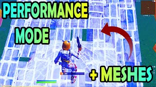 How to Enable Performance Mode  Meshes for Better FPS  Easy Fortnite Tutorial [upl. by Jaworski]