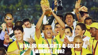 Rivaldo Highlights amp GolesMundial Corea Japón 2002 [upl. by Kus763]