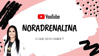 NORADRENALINA  O que devo Saber [upl. by Artap303]