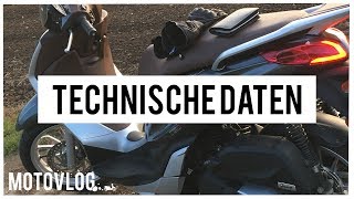 Piaggio Medley 125ccm  Technische Daten amp Erfahrungen │MOTOVLOG 05 [upl. by Tonjes867]