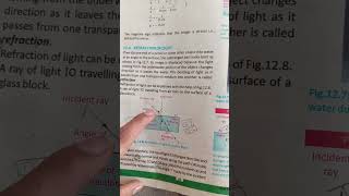 snells lawlaws of refraction of lightChapter 12 Physics class 10th [upl. by Ednalrim]