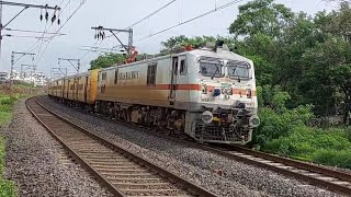 Route Diverted GandhidhamNagercoil Weekly Express Led By Factory Fresh BGKT WAP7 [upl. by Staten]