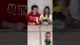 Real banana vs fake banana challenge banana funny comedy remixmagic shorts [upl. by Anuaek]