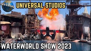 2023 Waterworld stunt Full show  Hollywood studios  Universal Hollywood Studio waterworks show [upl. by Aserat]