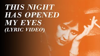 The Smiths  This Night Has Opened My Eyes Official Lyric Video [upl. by Ardni982]