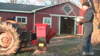 Bearcat SC5540 Wood Chipper in Action [upl. by Yelra595]