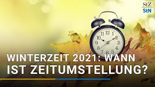 Winterzeit 2021 Wann ist die Zeitumstellung [upl. by Ama]