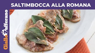 SALTIMBOCCA ALLA ROMANA FACILI E VELOCI [upl. by Amilb]