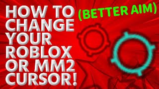 How to CHANGE your CURSOR in MM2Roblox  Custom Cursor [upl. by Ademordna672]