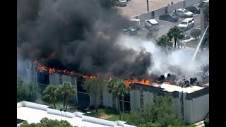 Apartment Complex Fire  Brandon FL [upl. by Kling]