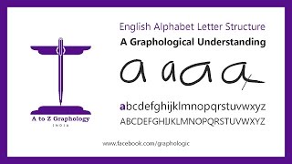 a for home Letter clues Graphological meaning of letter a  A to Z Graphology [upl. by Lukash]