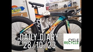 Giant Liv Avow repair  Daily Diary  281023  CycleRecycle [upl. by Decato679]