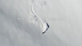 Offpiste in Arabba amp Marmolada Dolomites  DJI Mavic Mini Drone Footage [upl. by Lertsek43]