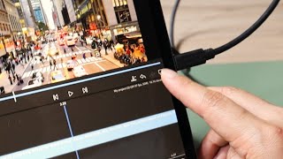 iPad ProをUSBCケーブル一本で外部モニタに繋いでみる｜Dell U3219Q LumaFusion [upl. by Naie]