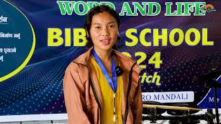 Word and Life Bible School 5th Batch Nepal 2024 [upl. by Cirted]