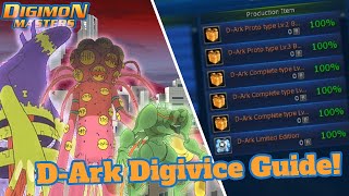 DMO DArk Digivice amp DReaper Tour Guide  Digimon Masters Online NADMO [upl. by Llirrehs]