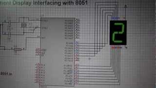 14 Segment Display Interfacing with 8051 [upl. by Lavern587]