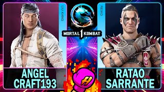 MK1 Angel Craft193 LIU KANG VS Ratao Sarrante REIKO🥊Mortal Kombat 1🥊4K 60ᶠᵖˢ [upl. by Sidoney]