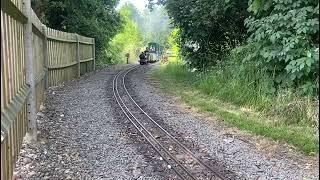 1025quot Gauge 64354 quotPomPomquot Visit to Eastleigh Lakeside Railway July 2024 [upl. by Lanam]